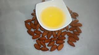 Easy Way To Make Almond Oil At HomeHOME MADE Almond Oil [upl. by Suhsoj]