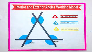 Types of Angles  Maths Working Model  TLM Projects  School Project [upl. by Losse]