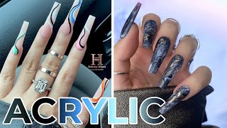 ✨180✨Amazingly Beautiful Acrylic Nail Art Designs Compilation 💅 [upl. by Ariada593]