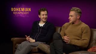 Ben Hardy amp Joe Mazzello Talk quotBohemian Rhapsodyquot [upl. by Shamrao]