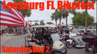 Leesburg Florida Bikefest  Saturday Afternoon at Bikefest Day 2 [upl. by Dominic982]