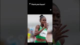 Favour Ofili 🇳🇬 2224s was the 2nd fastest overall in the 200m heats [upl. by Mrots]