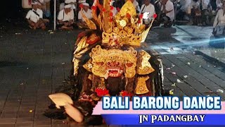 BALI BARONG DANCE iN Padangbay [upl. by Lerrad]