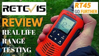 Retevis RT45 P 16 Ch Licence free 446MHz PMR radio Surprising results [upl. by Ozneral306]