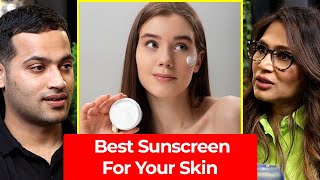 How To Apply Sunscreen  Best Sunscreen For Your Skin In India  Dr Jaishree  Raj Shamani Clips [upl. by Tannenwald]