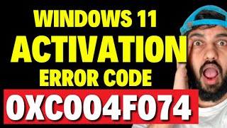 We Cant Activate Windows On This Device As We Cant Connect To Your Organization Error 0xC004F074 [upl. by Ethban]