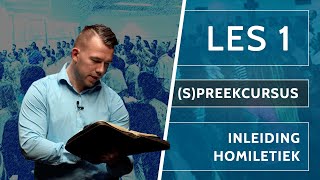 Spreekcursus Les 1 Inleiding homiletiek Tom de Wal [upl. by Ahsikal]