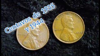 Centavos de 1935 y 1944 [upl. by Artied]