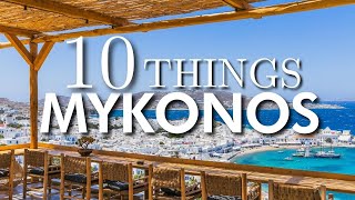 Top 10 Things to Do in Mykonos Greece [upl. by Evelina]