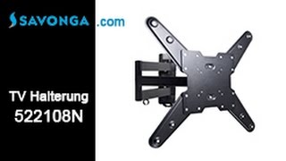 Savonga® 522108N TÜVGS TV Wandhalterung 23quot55quot Zoll neigbar schwenkbar [upl. by Ardnaid]