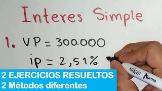 Como calcular el VALOR FUTURO en INTERÉS SIMPLE Formulas y Ejercicios [upl. by Sheffield]