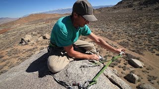 Basic amp Intermediate Outdoor Climbing 7 Top Rope Anchor  Using a Cordelette  Climbing Tech Tips [upl. by Oigroeg]