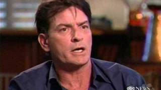 Charlie Sheen interview part 1 HQ [upl. by Anrapa]