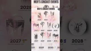 Upcoming icc events ct2025 wtc2025 cricket viral trending shorts [upl. by Laux]