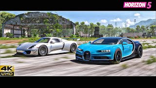 FH5 EPIC DRAG RACE  Agera Rs Supra Rz Divo Jesko Chiron F1 Evo Venom [upl. by Kenny416]