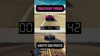 Truffade Thrax vs Grotti X80 Proto [upl. by Einhpets]