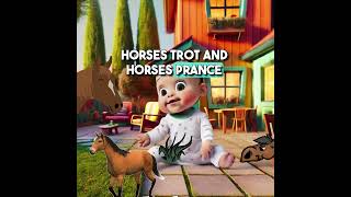 Spell Horse with Baby Bonk  Fun and Educational Spelling Song for Kids [upl. by Ostler]