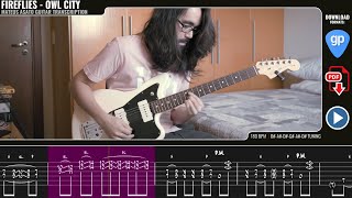 Mateus Asato Tab  Owl City Fireflies  Guitar Tutorial Lesson  How to Play [upl. by Uhn509]