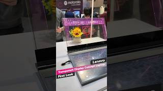 Lenovo Transparent Display Concept Laptop First Look  MWC2024 [upl. by Ettezus135]