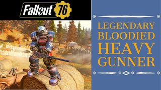 OP Legendary Heavy Gunner Detailed Guide  Fallout 76 OneWasteland [upl. by Thury]