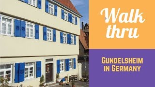 Walking through Gundelsheim am Neckar in GERMANY [upl. by Jaylene]