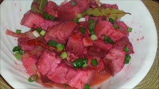 binagoongang baboy Pork recipe [upl. by Leamse914]