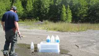 Smith and Wesson 329PD 44 Magnum 240 grain Missouri Bullet Company Smasher Jug Test [upl. by Lecram]