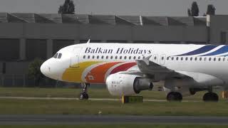 RYANAIR B738800 amp BALKAN HOLIDAYS A320  DONCASTER AIRPORT UK [upl. by Santiago799]