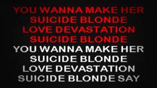 SC2314 03 INXS Suicide Blonde karaoke [upl. by Gnuhc]