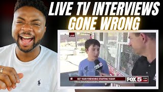 🇬🇧BRIT Reacts To FUNNIEST LIVE TV INTERVIEWS GONE WRONG [upl. by Anjela]