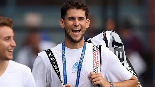 Dominic Thiem handed touching gift by US Open ahead of retirement [upl. by Eirameinna]