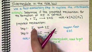 Chem162 Reaction Mechanisms with Intermediates 135 [upl. by Eneli]