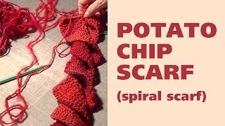 Potato Chip Scarf  Spiral Scarf [upl. by Oniskey964]