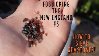 How to Sieve For Gemstones  Fossicking The New England 5 [upl. by Aropizt]