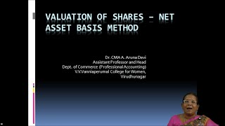 Valuation of Shares – NET Asset Basis Method [upl. by Chiarra787]