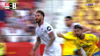 Sergio Ramos Debut for Sevilla vs Las Palmas 2023 HD 1080i [upl. by Aipmylo426]