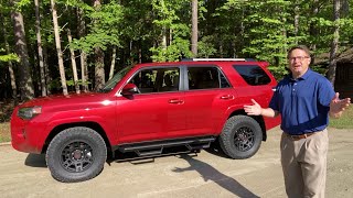 Review of 2021 4Runner SR5 Premium w XP Predator Package  Barcelona Red [upl. by Drahsir]