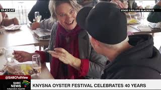 Knysna oyster festival celebrates 40 years [upl. by Aytak]