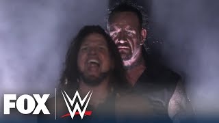 The Undertaker takes on AJ Styles in a Boneyard Match at WrestleMania 36  WWE ON FOX [upl. by Cookie]