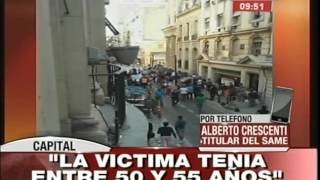 Mataron a hombre en pleno centro [upl. by Alisander593]