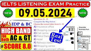 IELTS LISTENING PRACTICE TEST 2024 WITH ANSWERS  09052024 [upl. by Nylirac]