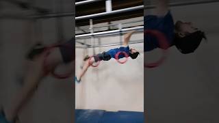 Double Spin to backwards speed  anw fypシ゚ ninjawarriors power shortsviral shorts stunt [upl. by Ahsekad]