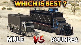 GTA 5 ONLINE  POUNDER CUSTOM VS RCV WHICH IS BEST [upl. by Airdnazxela824]