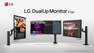 LG DualUp Ergo  Designed Around You  LG [upl. by Luana]