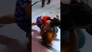 Rachael Ostovich SWEEPS Evva Johnson in her Invicta FC Debut sports mma bjj [upl. by Champ]