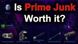 Warframe 8 Best Prime Junk Items to Make Platinum With [upl. by Eyk]