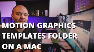 Finding the Motion Graphics Templates folder on a mac  adding multiple files in Adobe Premiere [upl. by Akinar383]