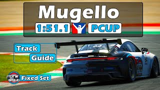 iRacing Porsche 992 Cup Mugello Track Guide  1511 [upl. by Rephotsirhc]