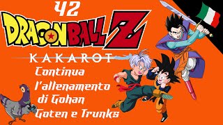 Continua lallenamento di Gohan Goten e Trunks  DBZ kakarot DOPPIAGGIO ITALIANO 42 [upl. by Arekahs]