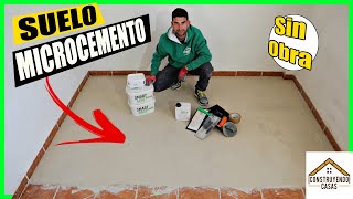 🔶 Instalar un SUELO de MICROCEMENTO 🔶 PASO a PASO  hazlo tu mismo SIN OBRAS [upl. by Bael]